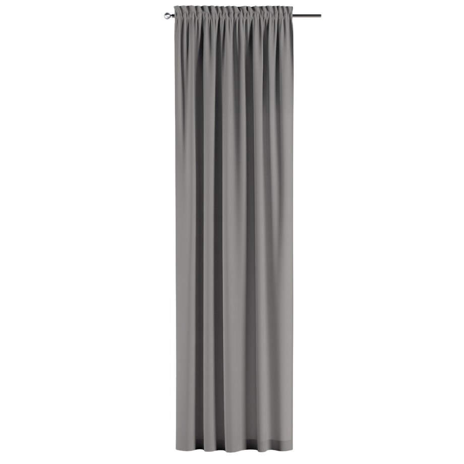 Zasłona na kanale z grzywką 1 szt. 130x245 szary