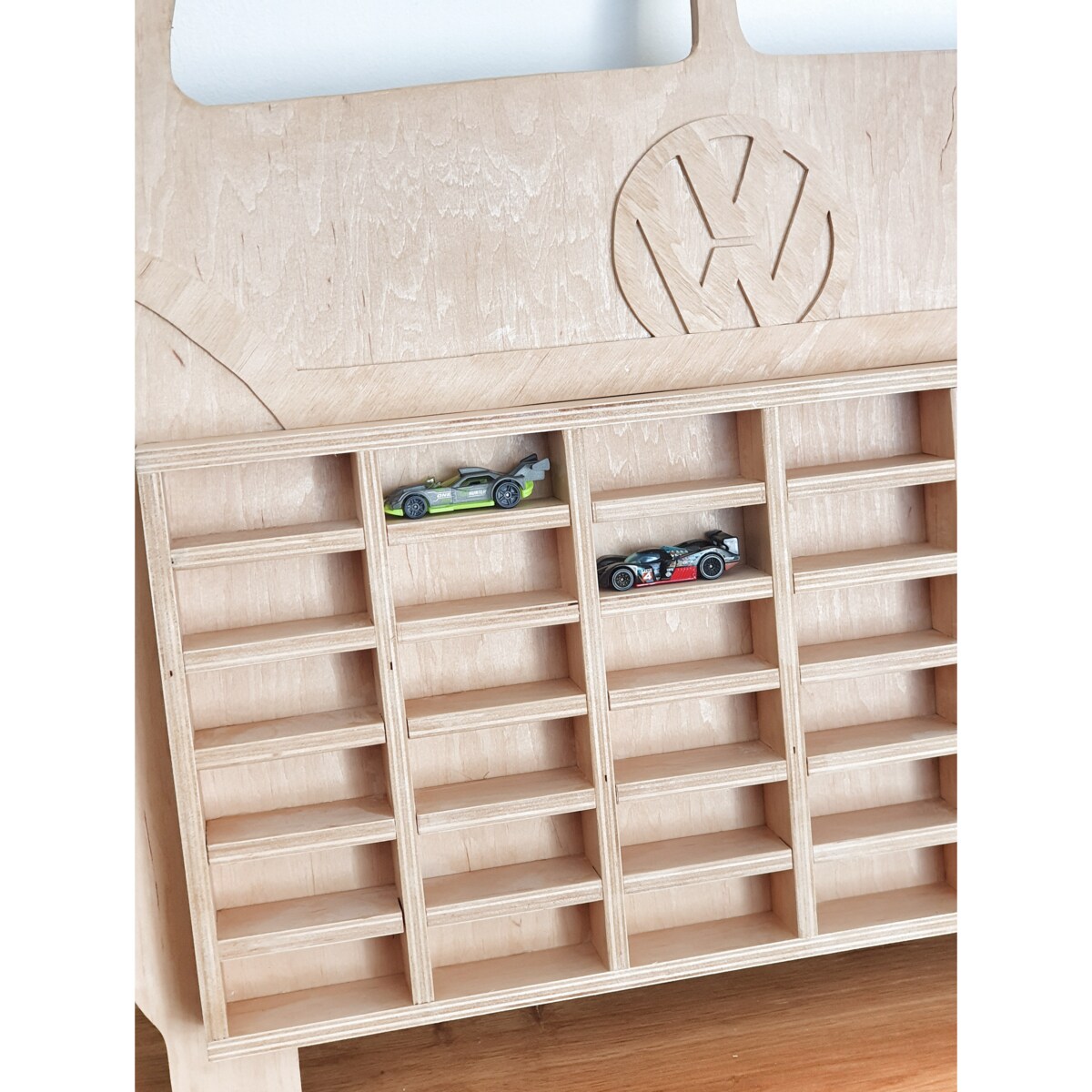 LOV.WOOD PÓŁKA DREWNIANA NA AUTKA, RESORAKI