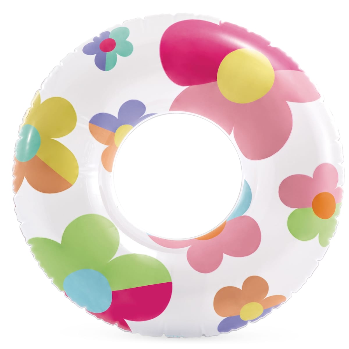 Koło dmuchane plażowe do pływania kwiatki 81 cm Intex 59259-02