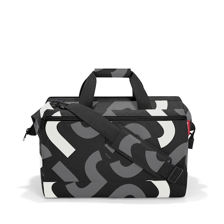 Torba allrounder L pocket signature bold grey