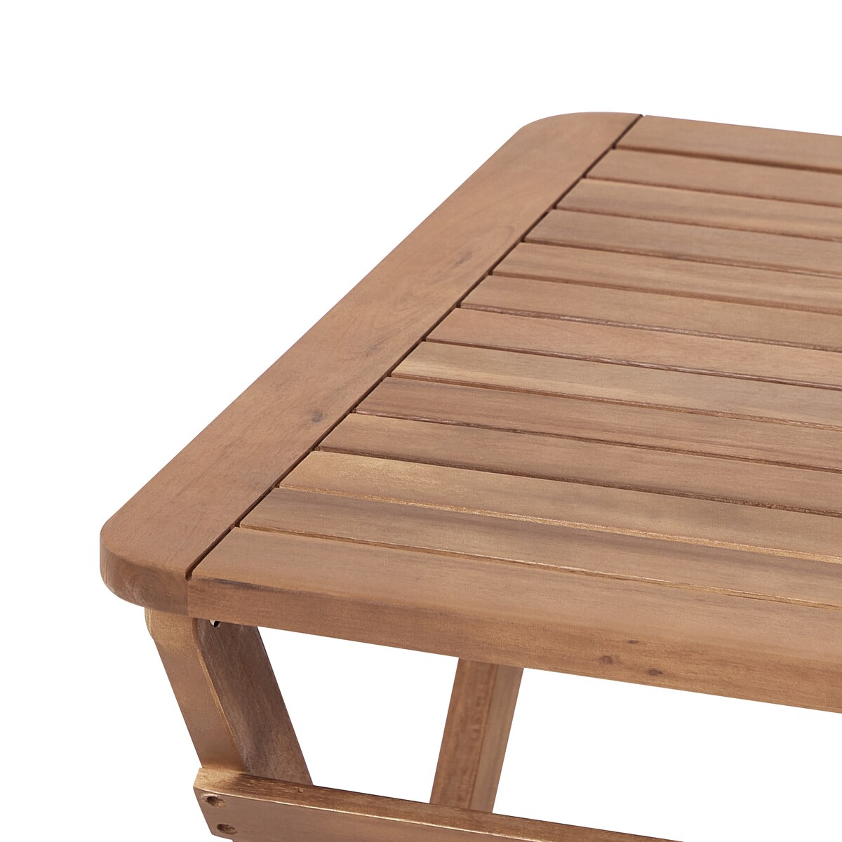 Stolik ogrodowy PARAGGI 60 cm 60 cm Certyfikowane drewno akacjowe Brązowy