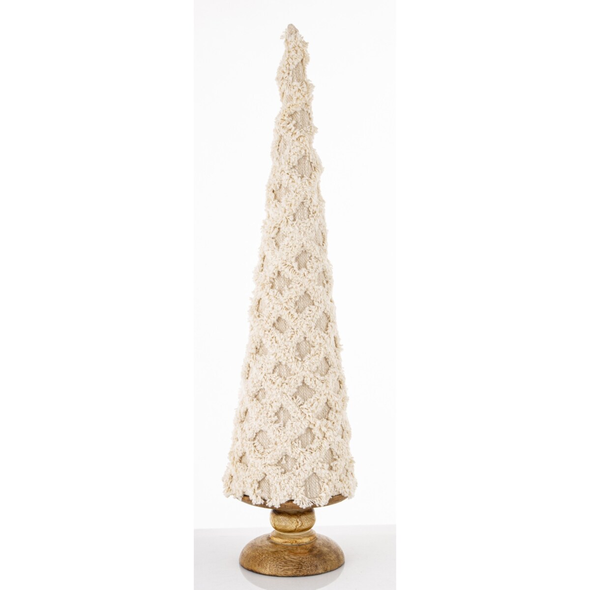 Figurka choinka 54x14x14 cm FAZIO beżowa średnia