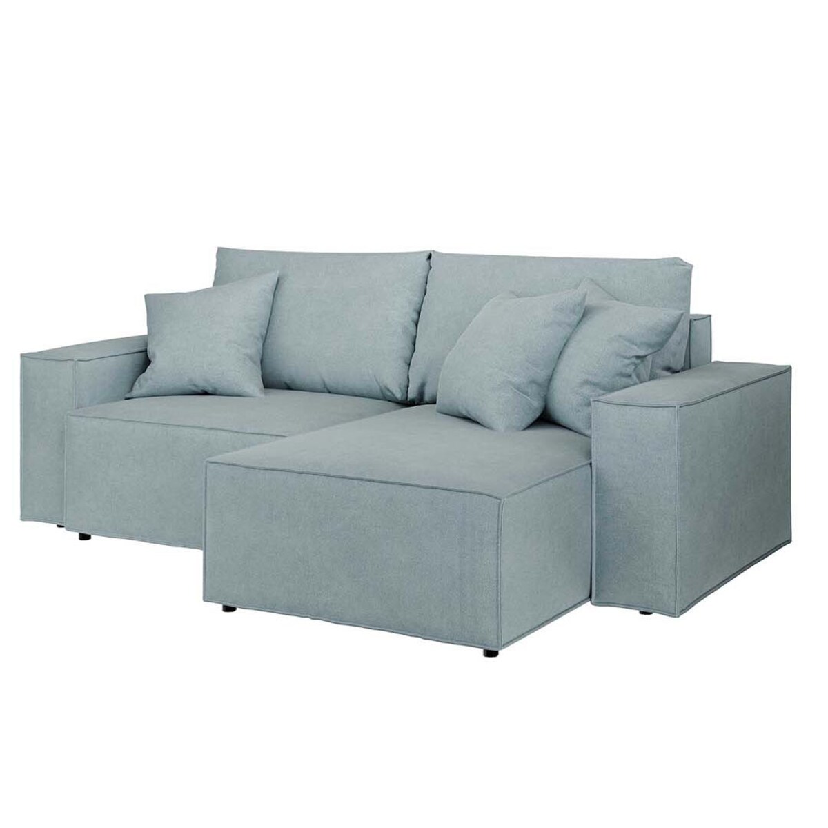 Melow Sofa narożna - jasnoniebieska