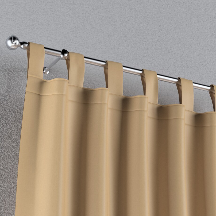 Zasłona na szelkach 1 szt. 130x260 złoty z połyskiem