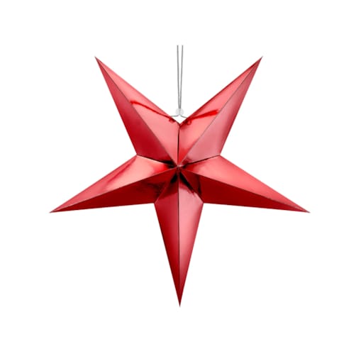 Gwiazda papierowa, 70cm, czerwony