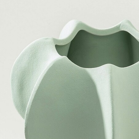 Wazon Petal Green 15x17 cm, 15x15x17 cm
