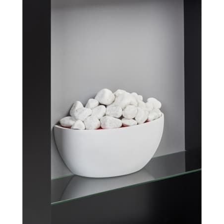 Kominek elektryczny z funkcją grzania DJURAB Czarny