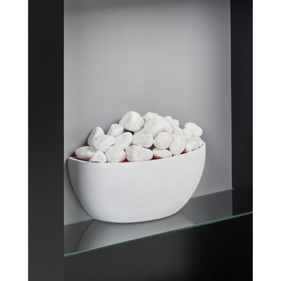 Kominek elektryczny z funkcją grzania DJURAB Czarny