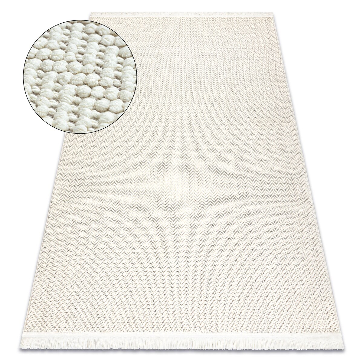 Dywan NANO FJ86B Jodełka, chevron, płasko 180x270 cm
