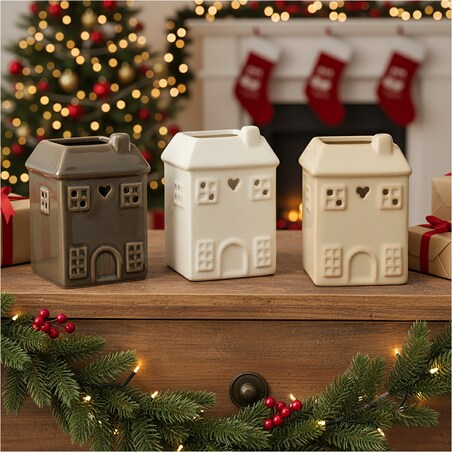 Kominek Zapachowy Na Wosk Olejowy Domek Dekoracja Świąteczna Z Woskiem