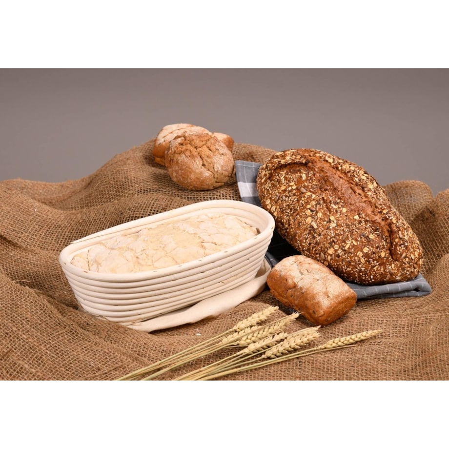 Koszyk do wyrastania chleba, owalny 28 x 15 cm, Kesper