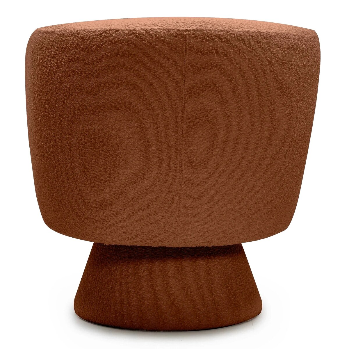 Fotel obrotowy 80x72x70 cm bouclé Nalf - V miedziany