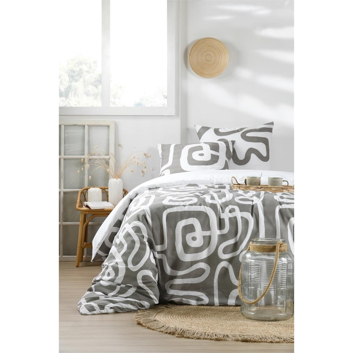 Komplet pościeli bawełnianej 220x240 cm MAZAJE