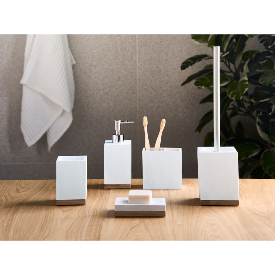 Zestaw akcesoriów łazienkowych 5 elementów TAPICHE Biały