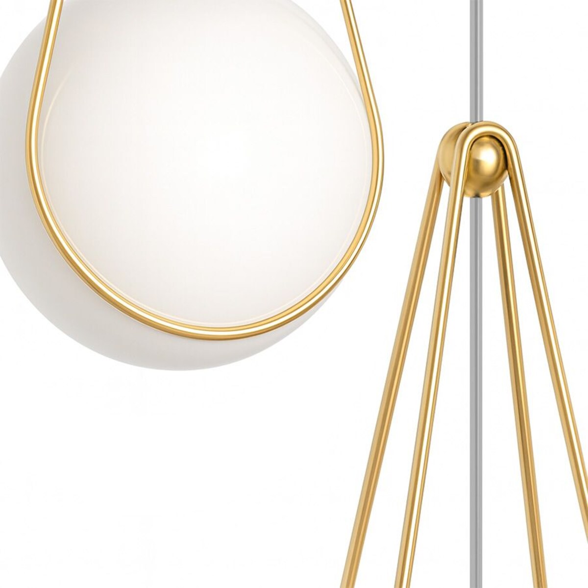 Lampa Sufitowa Wisząca App1793-1Cp Biały, Szkło