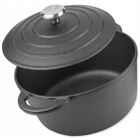 Garnek żeliwny ciężki żeliwo 24cm 4L ROSSNER