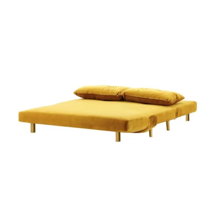 Sofa rozkładana Flic 142 cm-Velluto 8-like oak