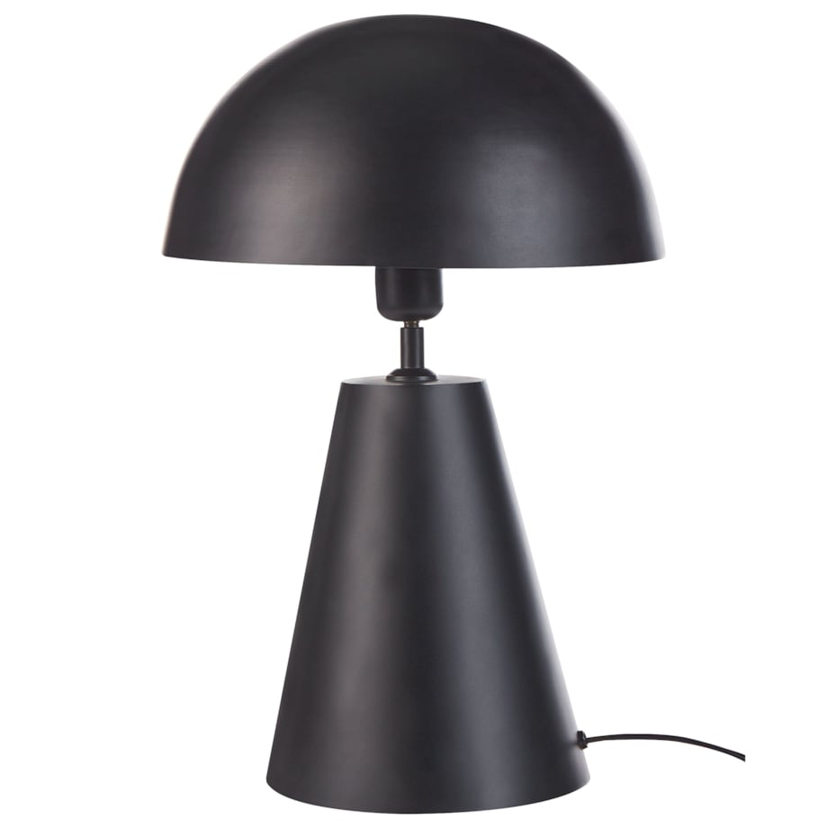 Lampa stołowa metalowa czarna PALMIET
