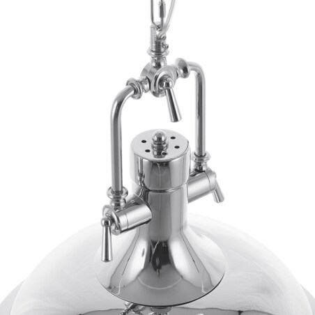 Lampa wisząca EBRON Metal Srebrny