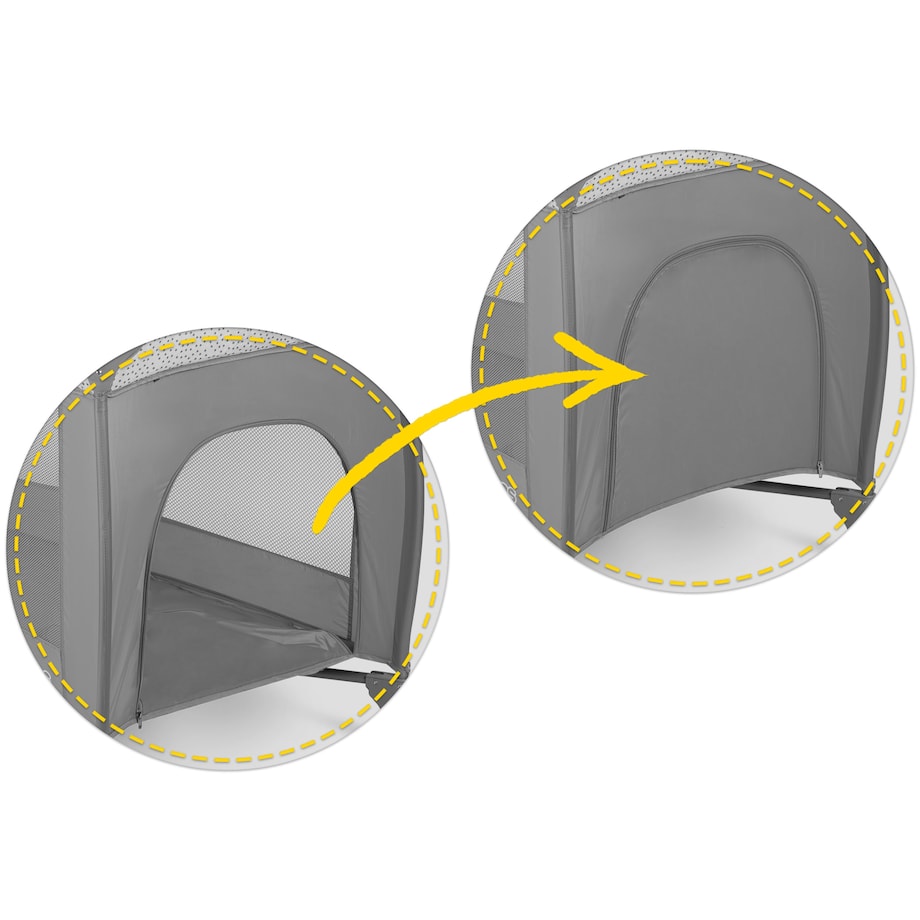 Łóżeczko turystyczne dla dziecka składane podróżne kojec Ricokids + materac + torba