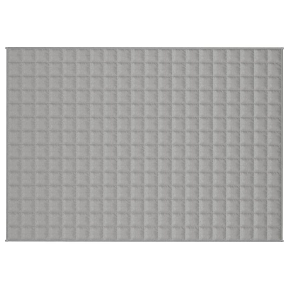 vidaXL Koc obciążeniowy, szary, 140x200 cm, 10 kg, tkanina