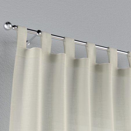 Zasłona na szelkach 1 szt. 130x260 prześwitujący ecru