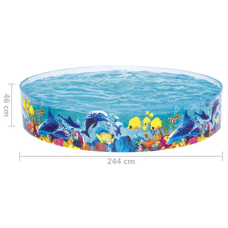 Basen ogrodowy rozporowy dla dzieci 244 x 46 cm Bestway 55031