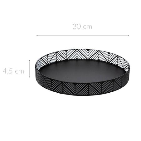 Taca ozdobna w stylu boho, Ø 30 cm