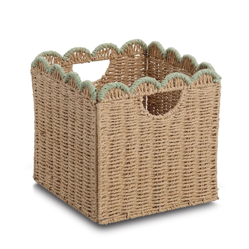 Koszyk do przechowywania, pleciony ZELLER, 30 x 30 x 30 cm