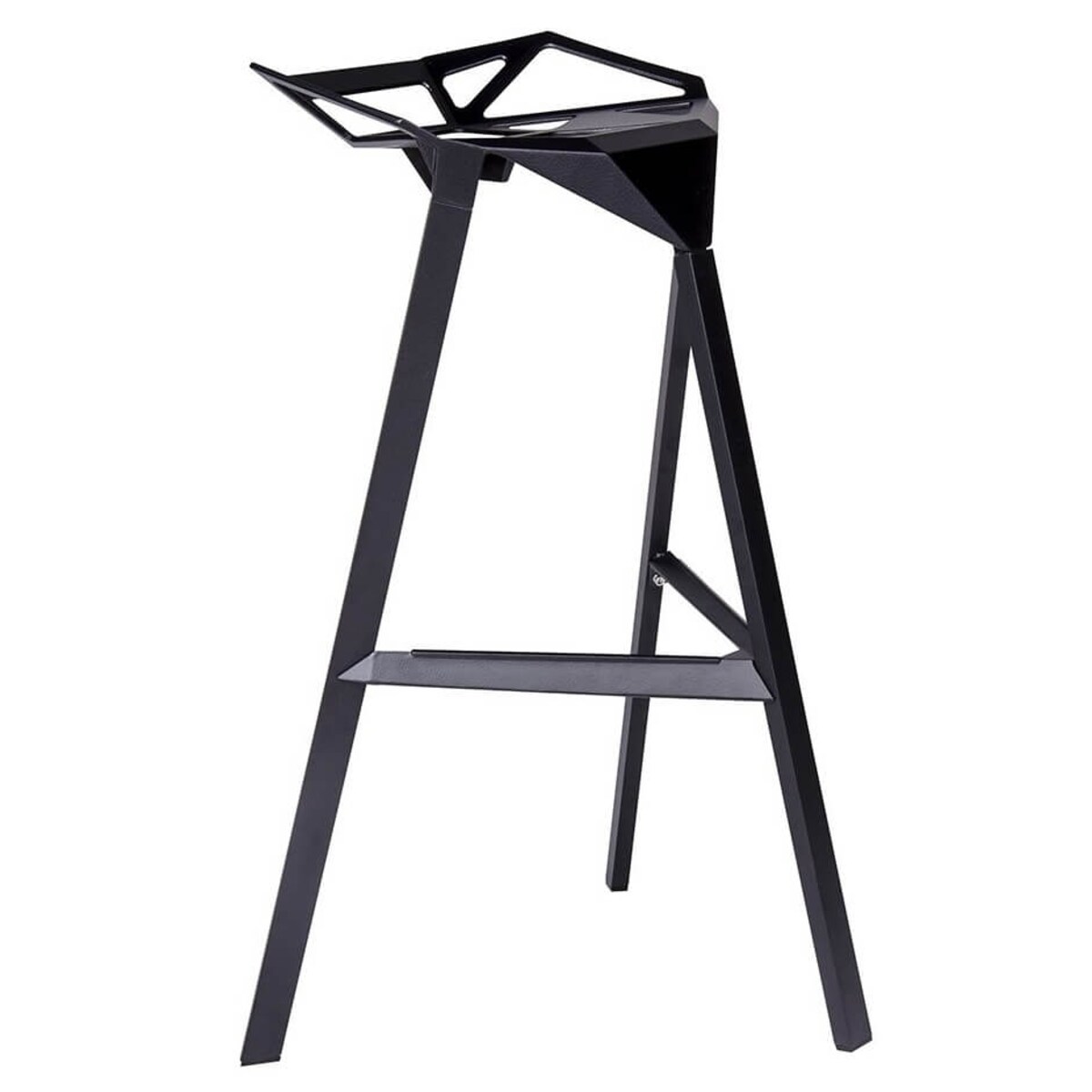 Nowoczesny hoker Split Premium czarny minimalistyczny