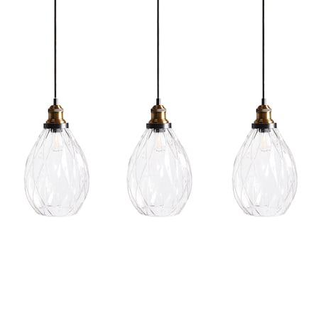 Lampa wisząca COOSA Szkło Przezroczysty