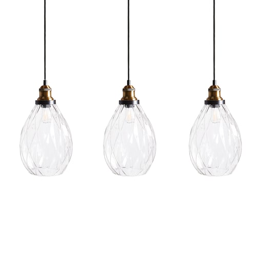 Lampa wisząca COOSA Szkło Przezroczysty