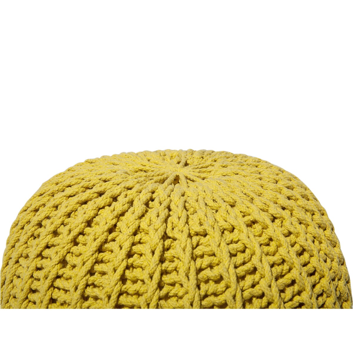 Puf 50 x 35 cm żółty CONRAD II