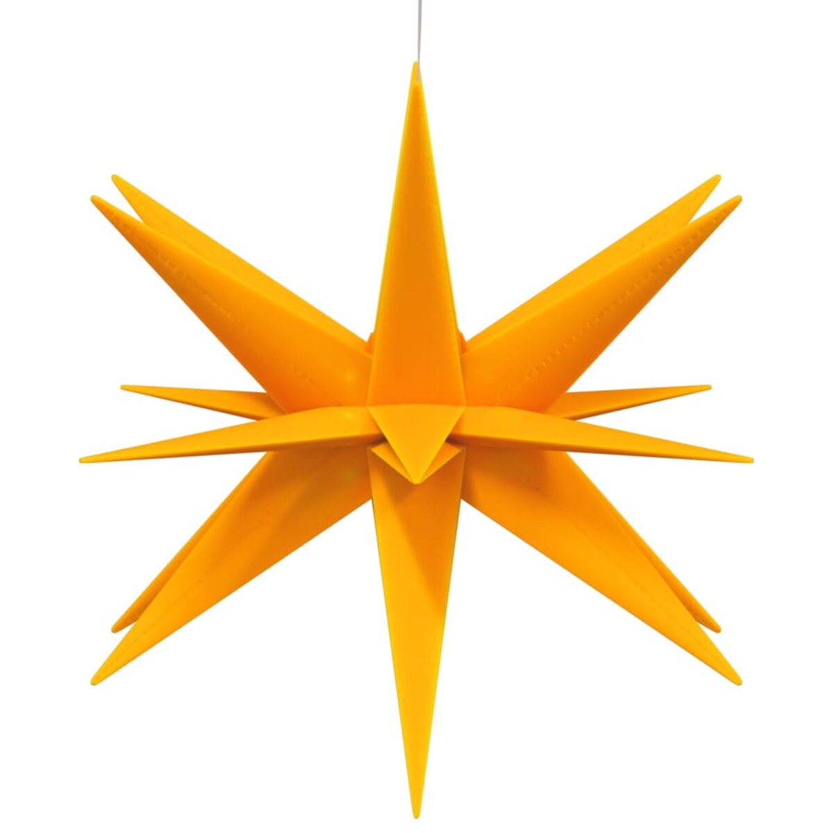 vidaXL Ozdoby świetlne z LED, 3 szt., składane, żółte