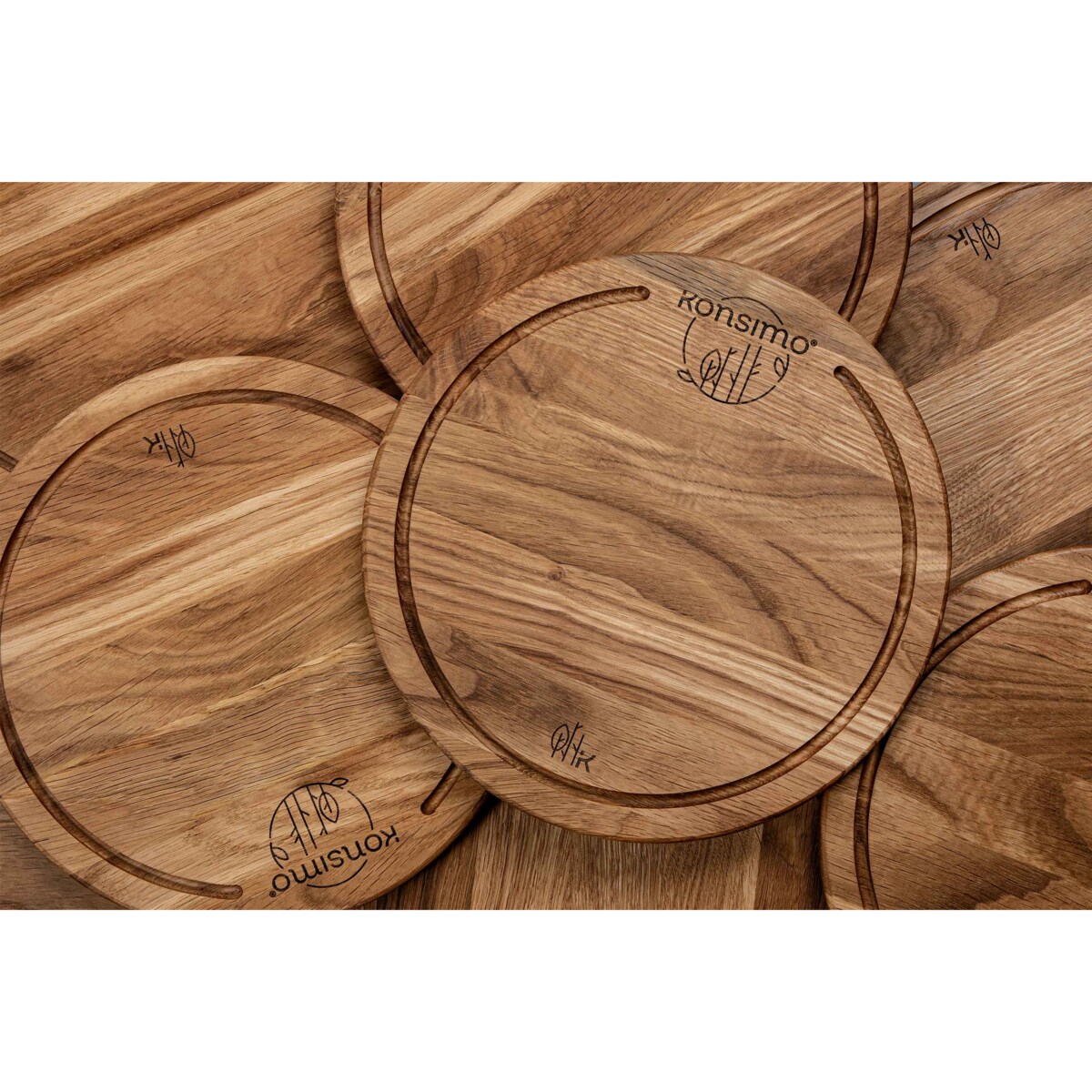 Konsimo LESTE Deska do krojenia, drewno dębowe