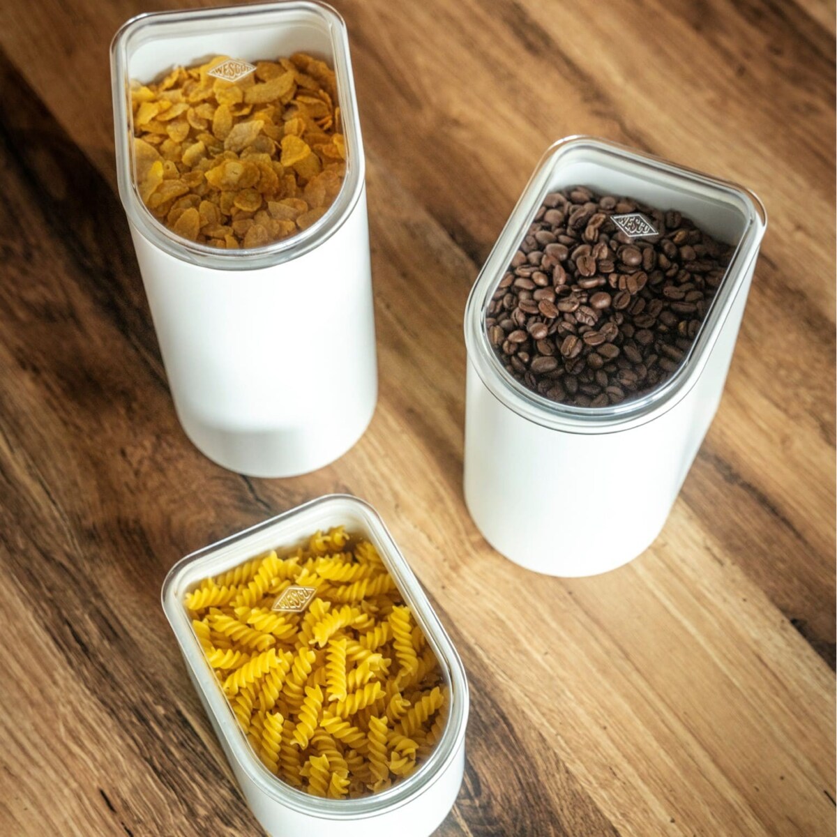 Pojemnik metalowy 1,0l LOFT biały MATT Wesco