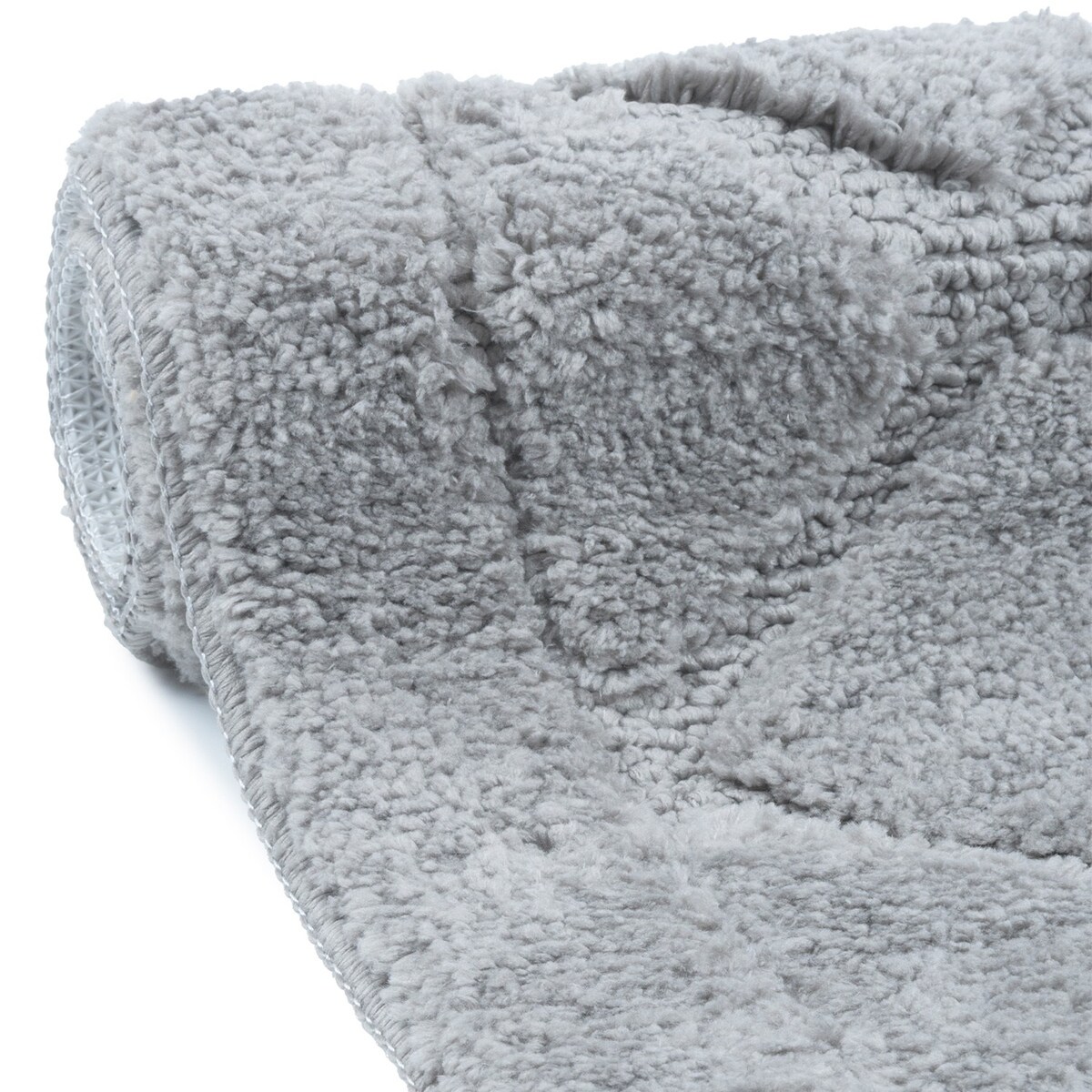 Zestaw 2szt Dywanik łazienkowy Soft 40x60 cm antypoślizgowy szary