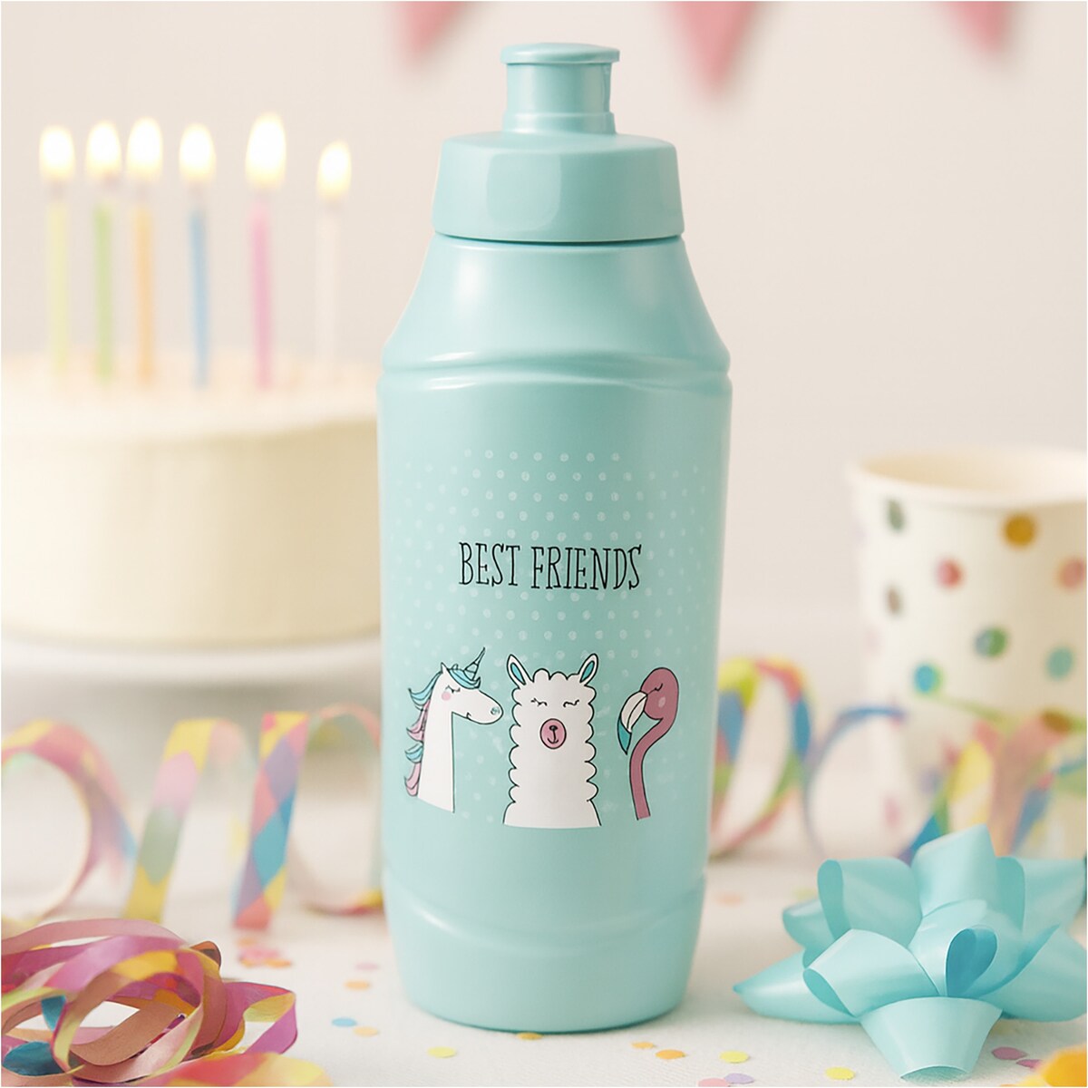 Bidon Dla Dzieci Butelka Na Wodę 375 Ml Best Friends Niebieski