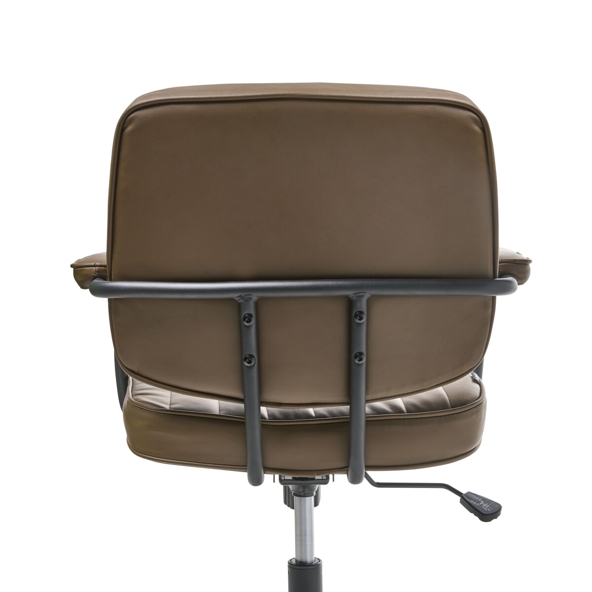 Krzesło obrotowe BERNE Ekoskóra Brązowy