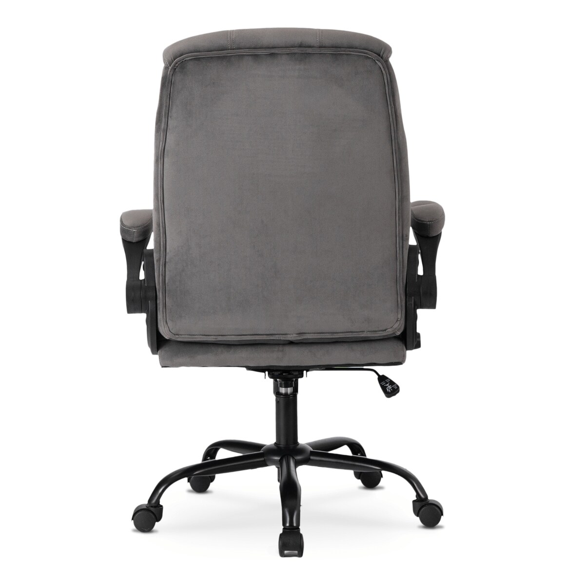 Fotel biurowy obrotowy ergonomiczny do biurka szary COMFORT