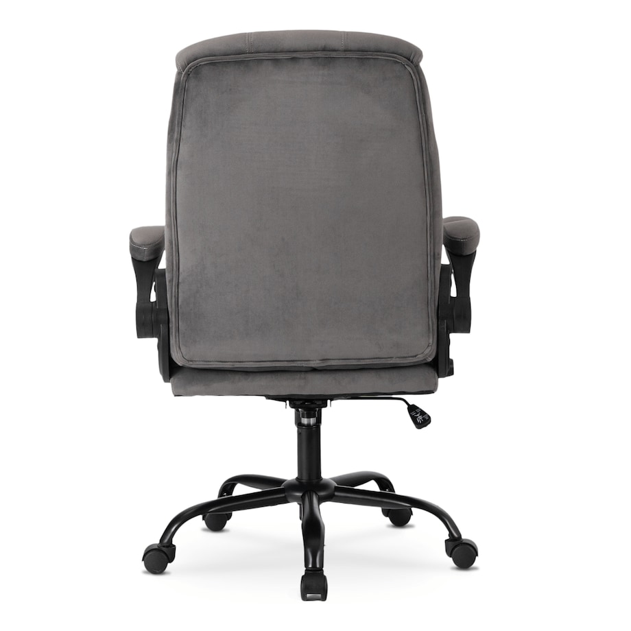 Fotel biurowy obrotowy ergonomiczny do biurka szary COMFORT