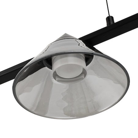 Lampa wisząca BLAKE 120 cm - LED, czarna