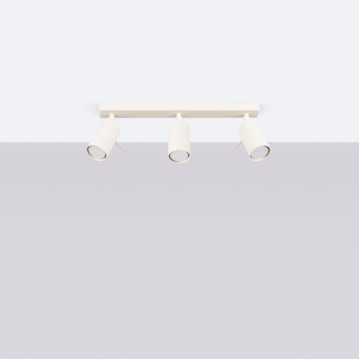 Plafon RING 3L beżowy