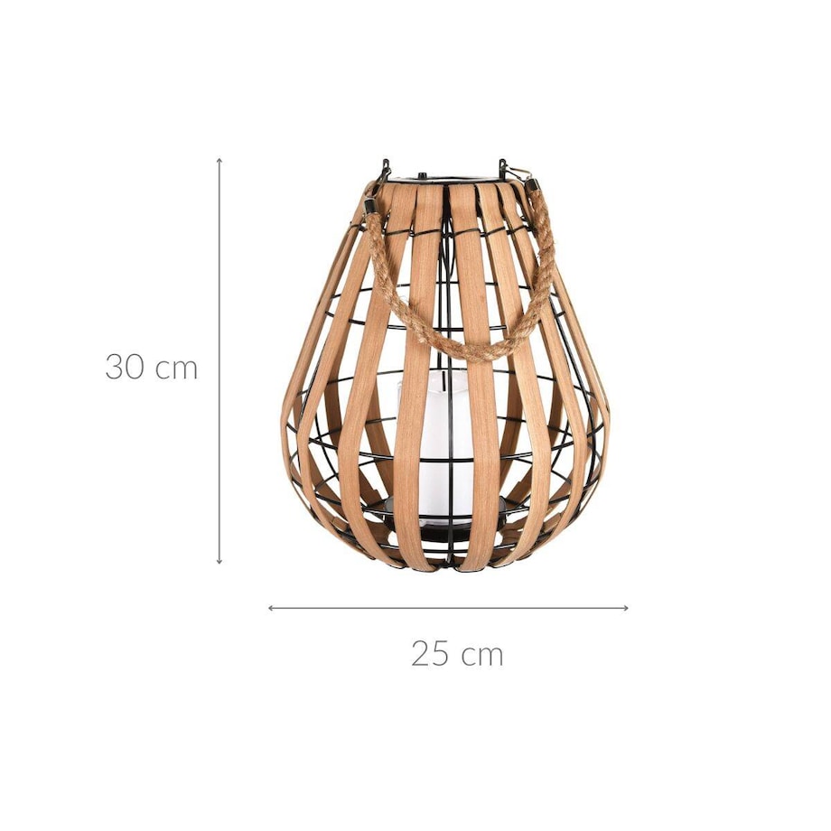 Lampion solarny, LED, 30 cm