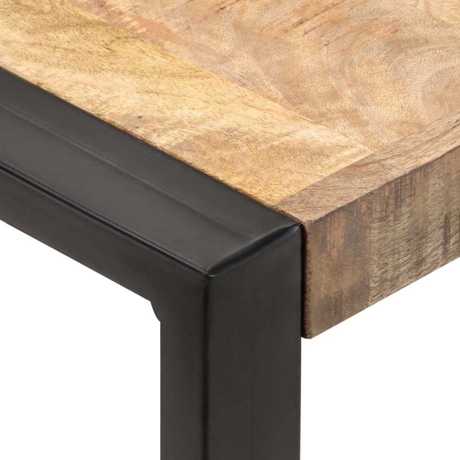 vidaXL Stolik jadalniany, 60x60x75 cm, lite, surowe drewno mango