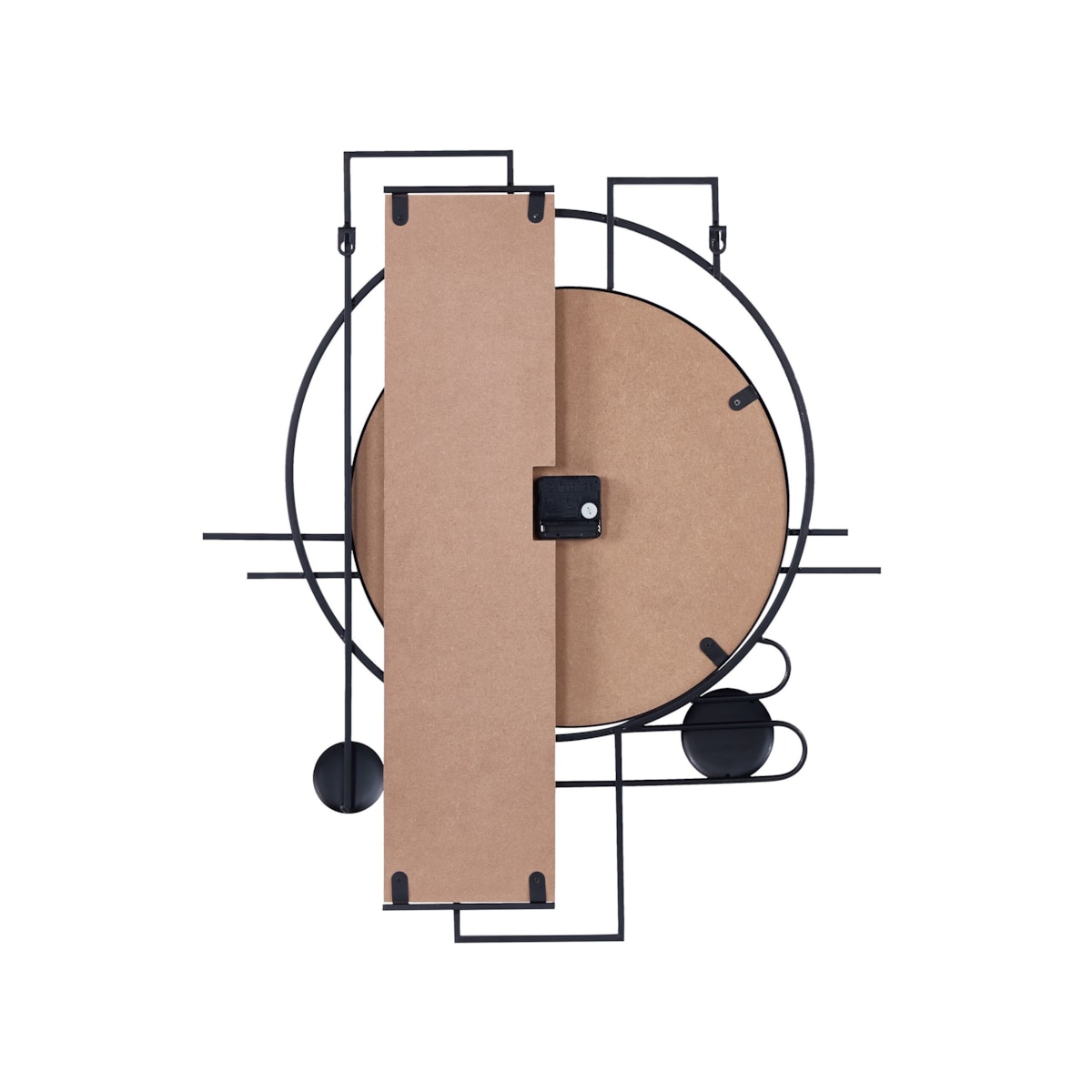 Zegar ścienny 60 x 70 cm wielokolorowy TAVEL