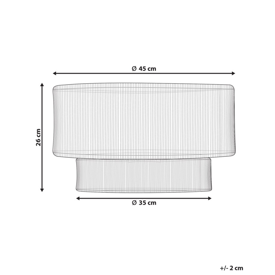 Lampa sufitowa z juty naturalna DORING