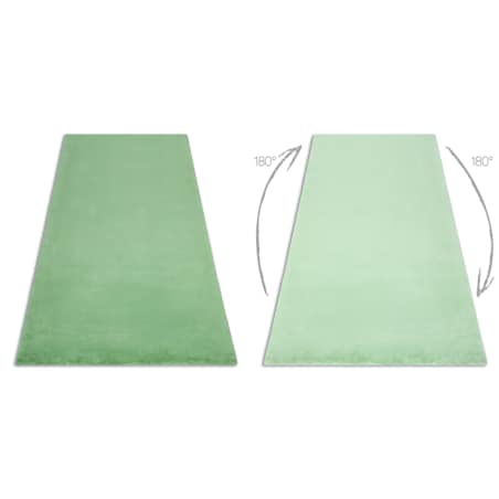 Dywan BUNNY zielony IMITACJA FUTRA KRÓLIKA 200x290 cm