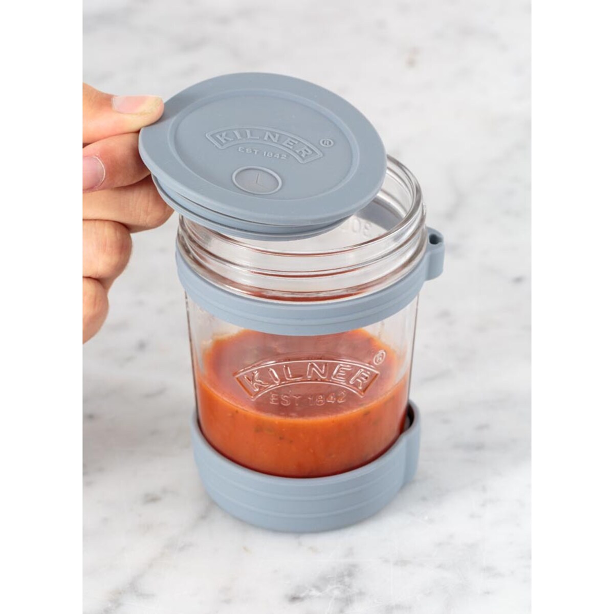 Słoik na zupę z łyżką, 350 ml, Kilner