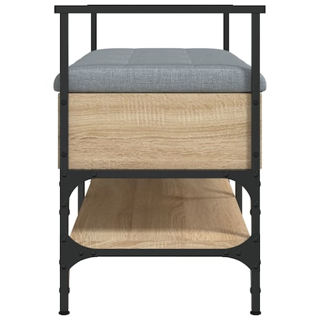 vidaXL Ławka na buty, dąb sonoma, 85,5x42x57,5 cm